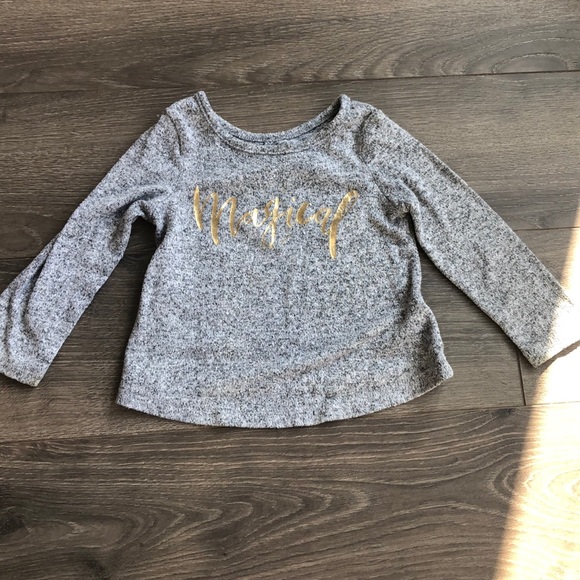3 for $15 • Gray Magical sweater size 12 months - Picture 1 of 5